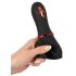 Rebel - bežični, dvomotorni vibrator za prostatu (crni)