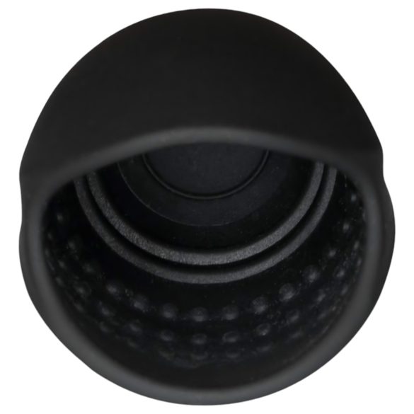 Rebel - vibrator za glavić s dilatorom - crni