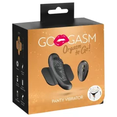   GoGasm Panty - vibrátor za gaćice - bežični, punjivi - crni