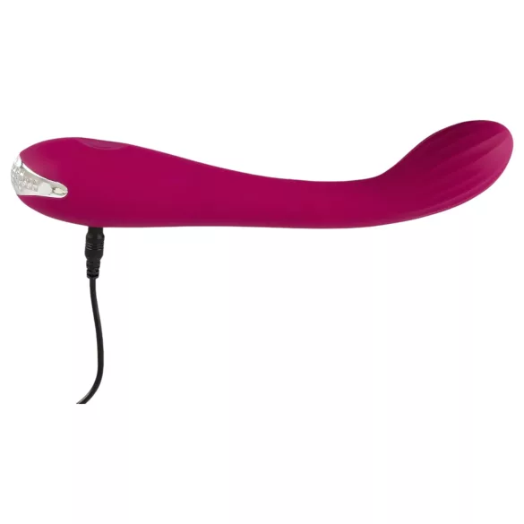 SMILE - G točka vibrator na punjenje - rebrasti - ljubičasti