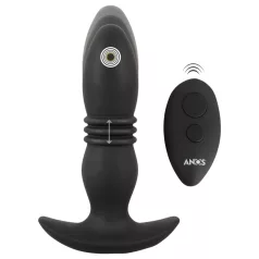 ANOS - analni vibrator s daljinskim upravljanjem - crni