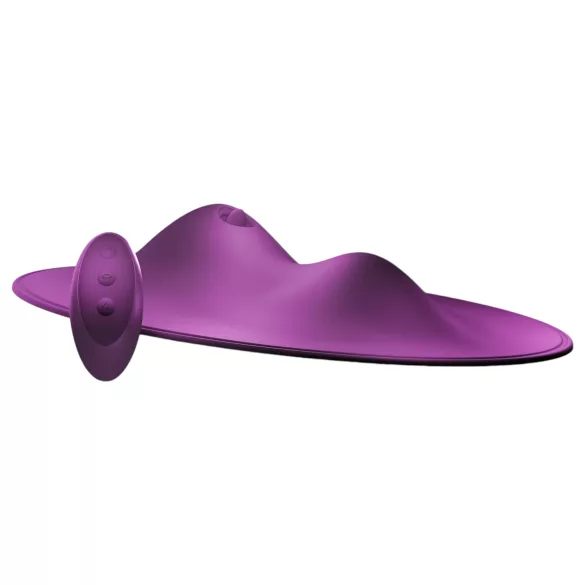 VibePad 2 - vibrator u obliku jastuka s funkcijom lizanja - ljubičasta