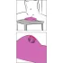 VibePad 2 - vibrator u obliku jastuka s funkcijom lizanja - ljubičasta
