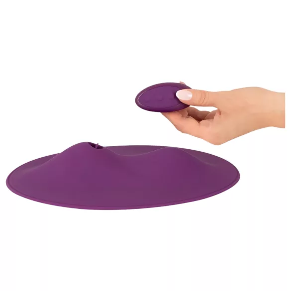 VibePad 2 - vibrator u obliku jastuka s funkcijom lizanja - ljubičasta