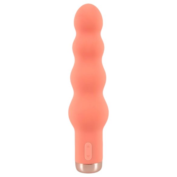 You2Toys - mini perle vibrator - baršunasta površina - narančasta