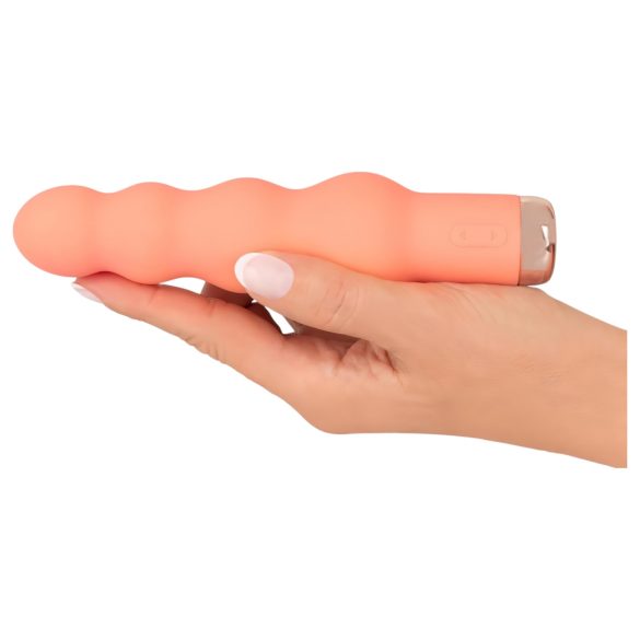 You2Toys - mini perle vibrator - baršunasta površina - narančasta