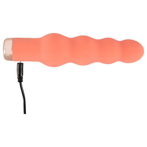 You2Toys - mini perle vibrator - baršunasta površina - narančasta