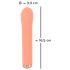 You2Toys peachy! mini G-točka - akumulatorski G-točka vibrator (breskva)