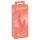 You2Toys - mini rabbit vibrator - punjivi, zec, silikon, breskva
