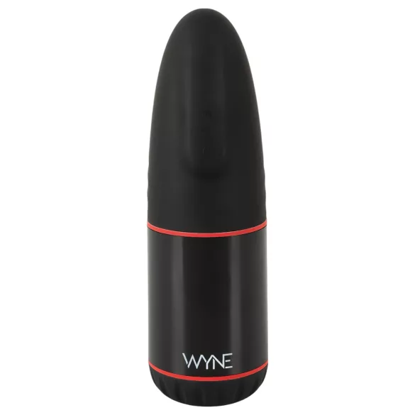 WYNE 02 - masturbator s vibracijom i usisavanjem - crno-bijeli - punjivi