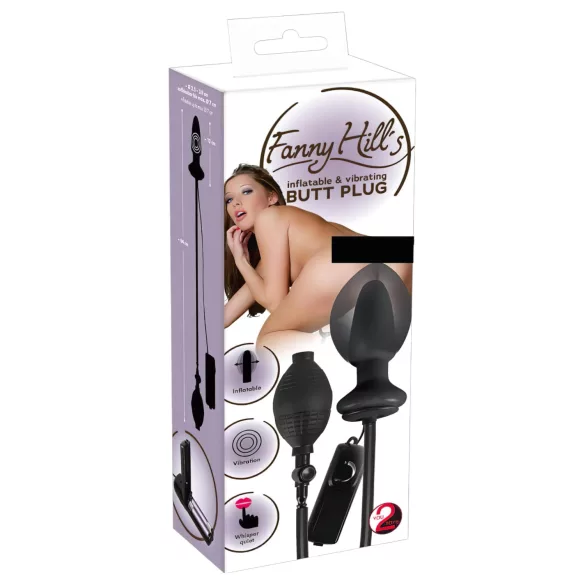You2Toys - analni vibrator na pumpanje - crni