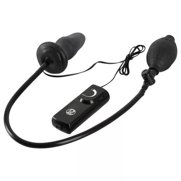 You2Toys - analni vibrator na pumpanje - crni