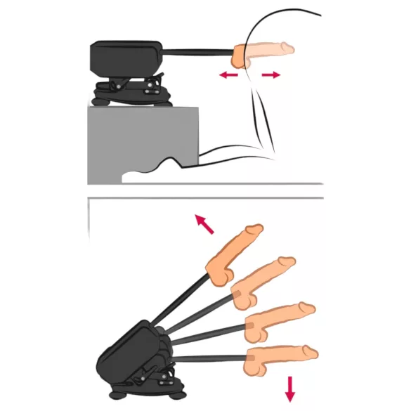 The Banger Fucking Machine - sex mašina s 2 dilda i 1 umjetna vagina