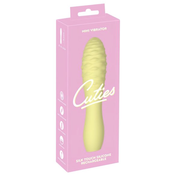 Cuties Mini 3 - akumulatorski, vodootporni, buzdovan vibrator (žuti)