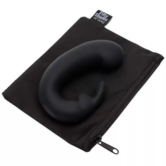 Fifty Shades of Grey - vibrator za stimulaciju klitorisa s ručkom - crni