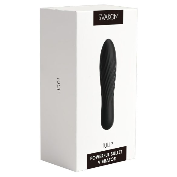 Svakom Tulip - mini vibrator na punjenje - crni