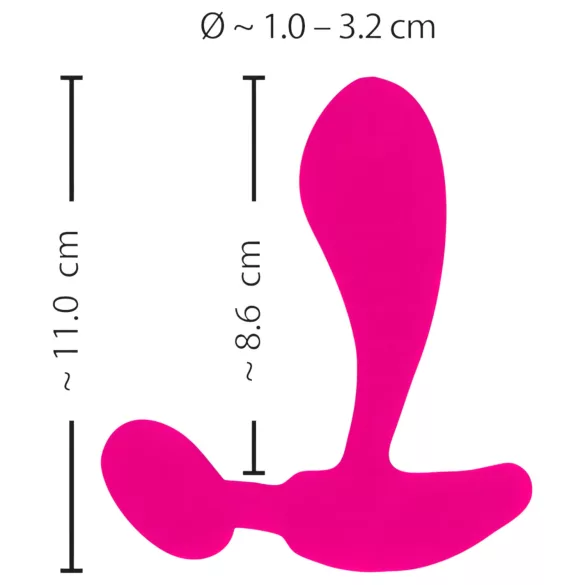 SMILE RC - G-točka vibrátor na daljinsko upravljanje - punjivi - roza