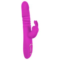   SMILE - rabbit vibrator s klitoralnim nastavkom, rotirajući i potiskujući