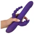 SMILE - vibrator s tri ruke i rotacijom, punjiv - ljubičasti