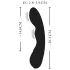 XOUXOU - vibrator za G-točku - vodootporan, punjivi - crni