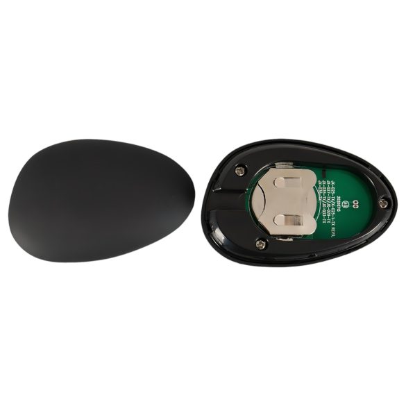 Rebel - penis prsten i vibrator za testise na punjenje - crni