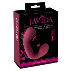   Javida Thumping - pulsirajući G-točka i klitoris vibrator (crveni)