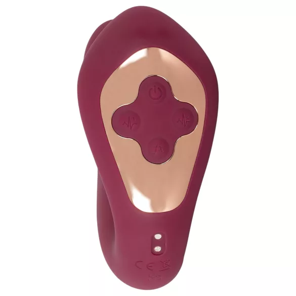 Javida Thumping - pulsirajući G-točka i klitoris vibrator (crveni)