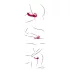 You2Toys Strapless - bežični strap-on vibrator - silikon - crveni