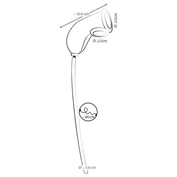 You2Toys - penis navlaka s izlaznom cijevi - prozirna