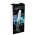 Liaison Straight - punjivi LED vibrator (prozirno-bijeli)