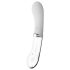 You2toys Liaison - silikonsko-stakleni LED vibrator (prozirno-bijeli)