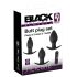 Black Velvet set analnih vibratora - 3 dijela (crni)