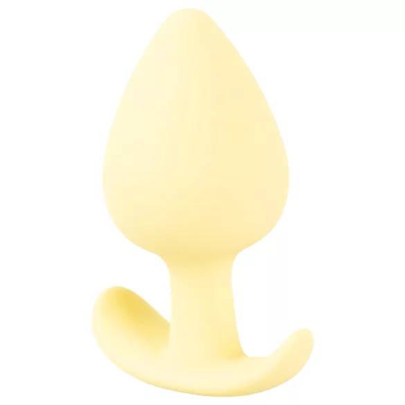 Cuties Mini Butt Plug - analni čepić od silikona - žuti 3,1 cm