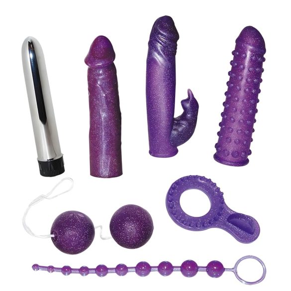 You2Toys - Vibratorski set s glitter efektom - 7 dijelova
