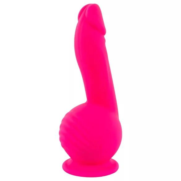 SMILE - vibrator s vakuumskom bazom i 2 motora - punjivi - rozi
