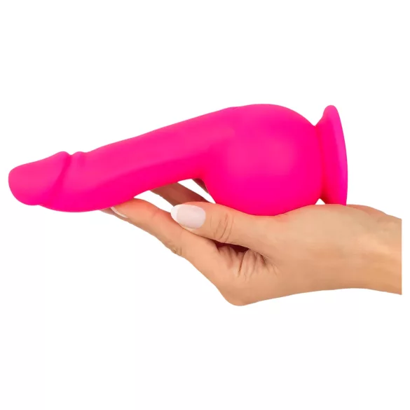 SMILE - vibrator s vakuumskom bazom i 2 motora - punjivi - rozi