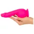 SMILE - vibrator s vakuumskom bazom i 2 motora - punjivi - rozi