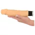 Nature Skin - realistični vibrator - prirodna boja - 23cm