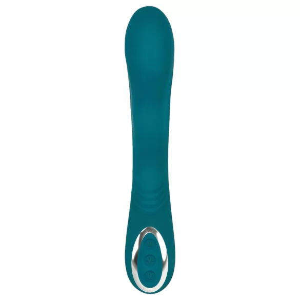 SMILE - G-točka vibrator s rotacijom - vodootporan, punjiv - zeleni
