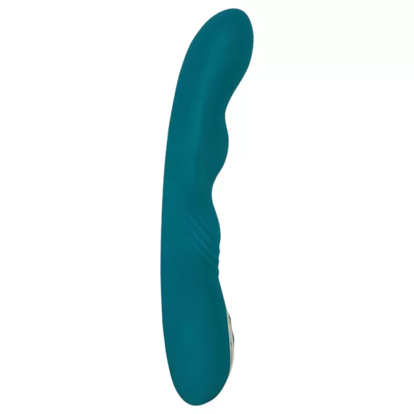 SMILE - G-točka vibrator s rotacijom - vodootporan, punjiv - zeleni