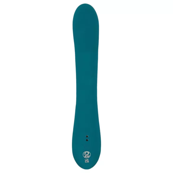 SMILE - G-točka vibrator s rotacijom - vodootporan, punjiv - zeleni