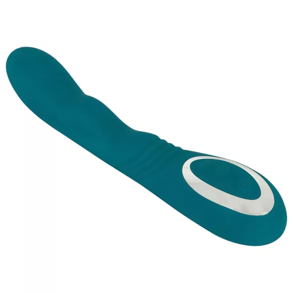 SMILE - G-točka vibrator s rotacijom - vodootporan, punjiv - zeleni