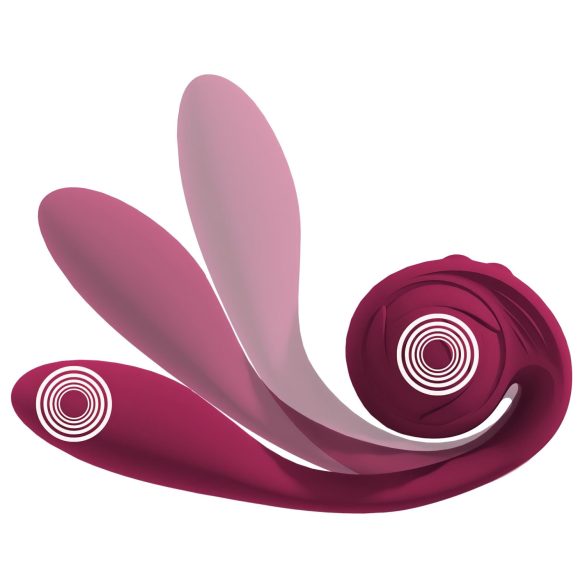 You2Toys Rosenrot - G točka vibrator na punjenje - vodootporan silikon crveni