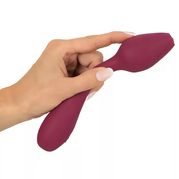 You2Toys Rosenrot - fleksibilni G-točka vibrator - silikon crveni
