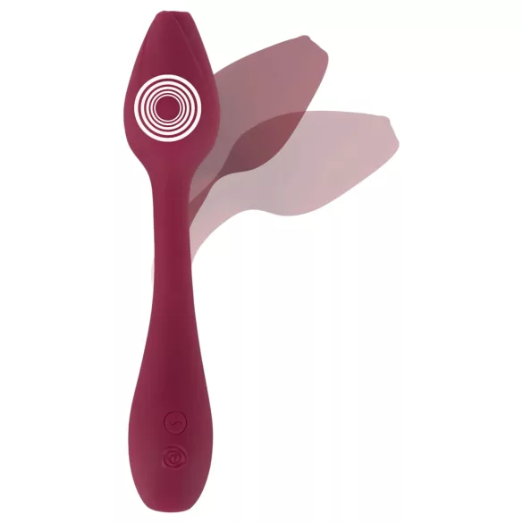 You2Toys Rosenrot - fleksibilni G-točka vibrator - silikon crveni