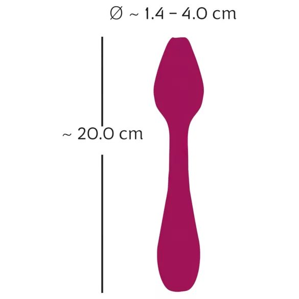 You2Toys Rosenrot - fleksibilni G-točka vibrator - silikon crveni