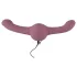 You2Toys - Dvostrani vibrator - Turbo Shaker - silikon, ljubičasti