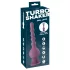 You2Toys - analni vibrator s drškom - silikon, ljubičasta