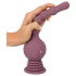 You2Toys - analni vibrator s drškom - silikon, ljubičasta