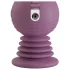 You2Toys - analni vibrator s drškom - silikon, ljubičasta